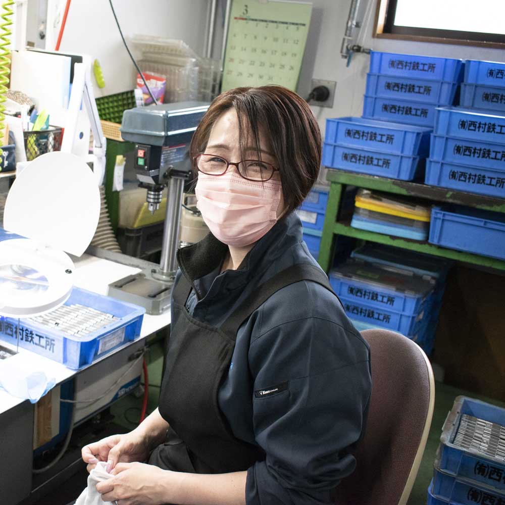 準社員:松原、勤続9年の写真