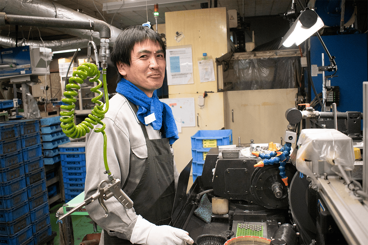 別府さんの仕事の様子